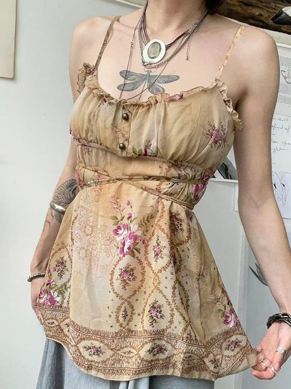 Cottagecore Babydoll Top