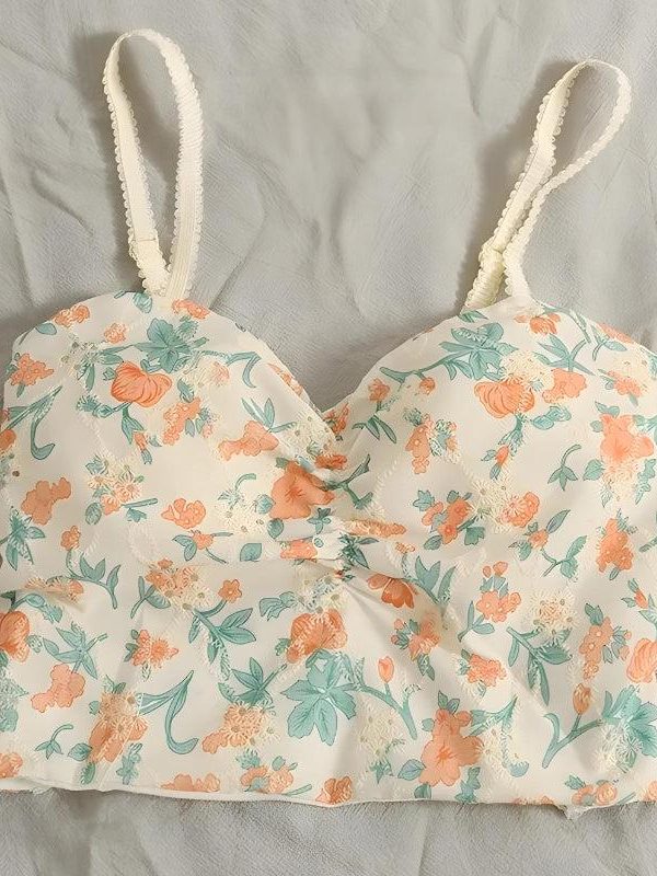 Cottagecore Floral Crop Top