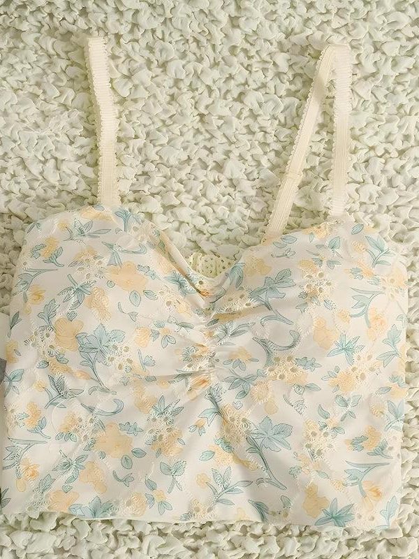 Cottagecore Floral Crop Top
