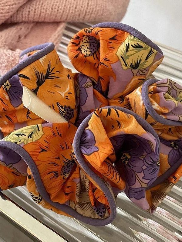 Cottagecore Floral Scrunchies