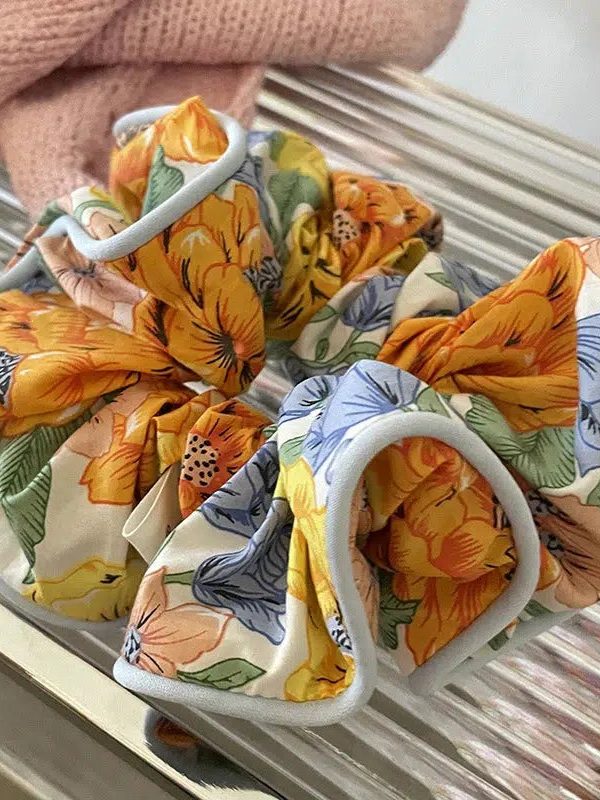 Cottagecore Floral Scrunchies
