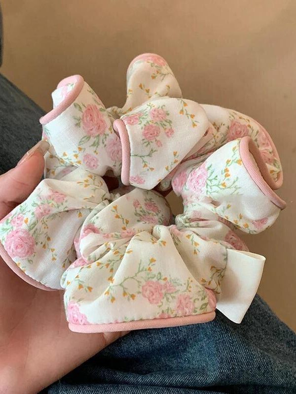 Cottagecore Floral Scrunchies