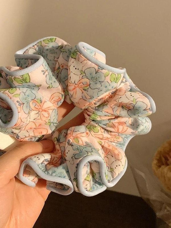 Cottagecore Floral Scrunchies