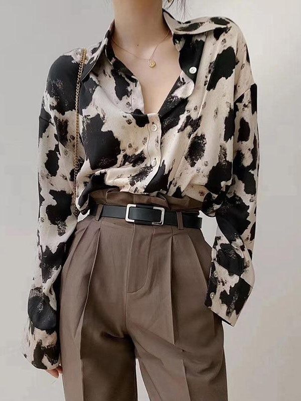 Cow Print Shirt