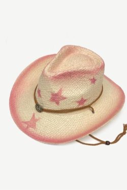 Cowgirl Adjustable Woven Straw Hat