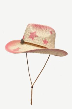 Cowgirl Adjustable Woven Straw Hat