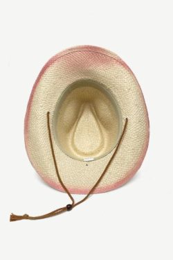 Cowgirl Adjustable Woven Straw Hat