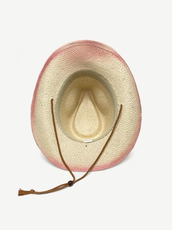 Cowgirl Adjustable Woven Straw Hat