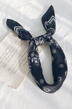Cowgirl Satin Paisley Bandana