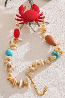 Crab Beaded Necklace