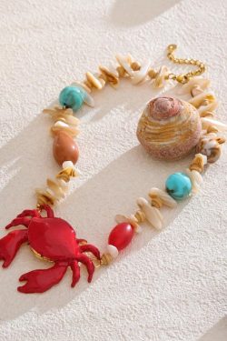 Crab Beaded Necklace