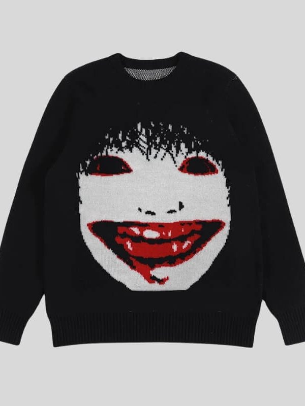 Creepy Face Sweater