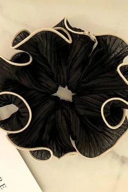 Crinkle Chiffon Scrunchies