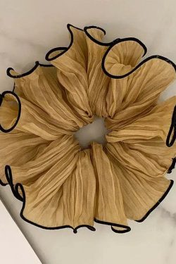 Crinkle Chiffon Scrunchies