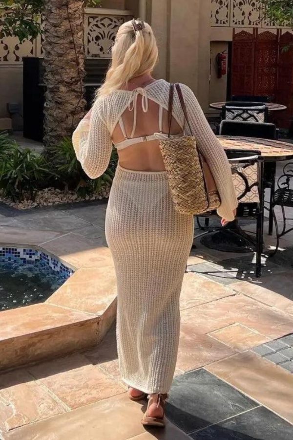 Crochet Maxi Dress