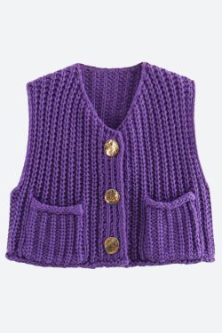 Crochet Sleeveless Cardigan