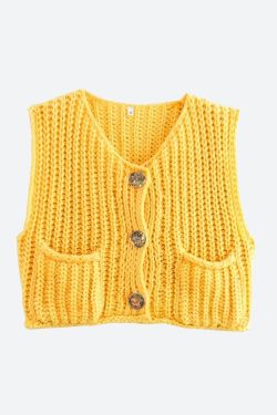 Crochet Sleeveless Cardigan