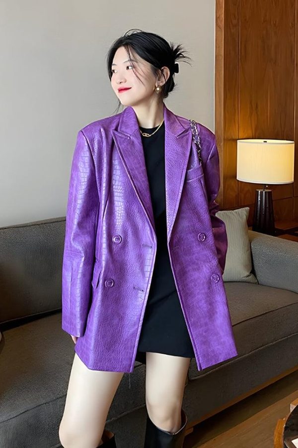 Crocodile Blazer Jacket