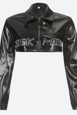 Cropped Biker Jacket