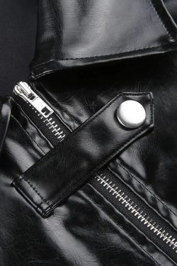 Cropped Biker Jacket