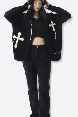 Cross Patch Cardigan