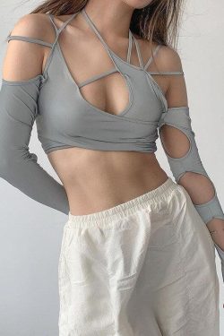 Cut-Out Halter Top