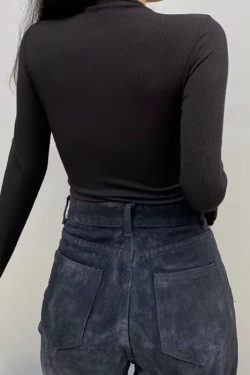 Cut Out Open Front Bodysuit