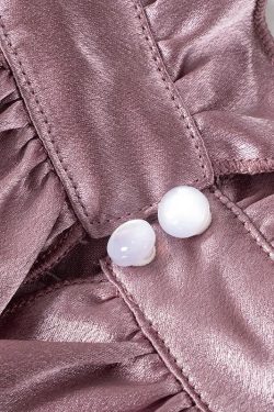 Cut Out Ruffled Halter Neck Top