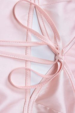 Cut Out Satin Maxi Dress