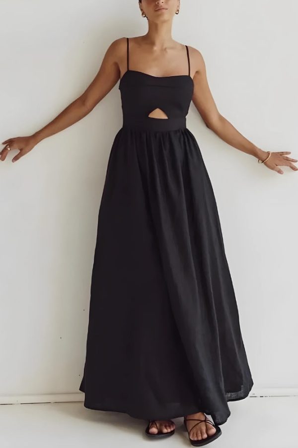 Cut Out Slit Maxi Dress
