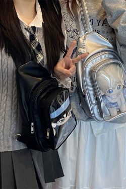Cute 20cm Doll Ita Bag Transparent Chest Bag
