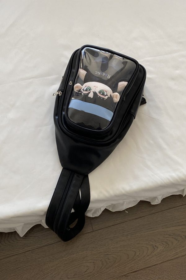 Cute 20cm Doll Ita Bag Transparent Chest Bag