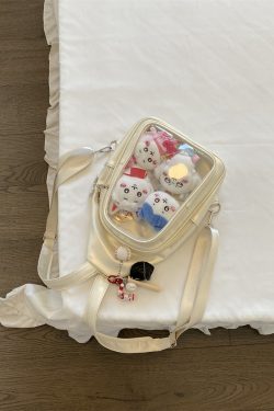Cute 20cm Doll Ita Bag Transparent Chest Bag