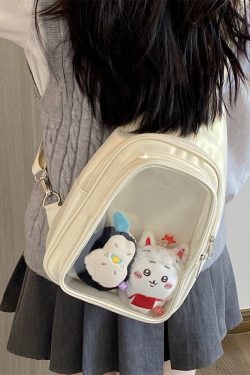 Cute 20cm Doll Ita Bag Transparent Chest Bag