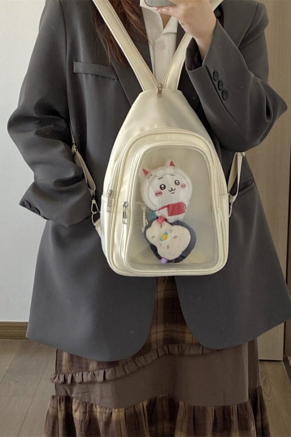 Cute 20cm Doll Ita Bag Transparent Chest Bag