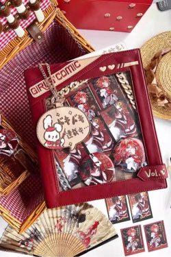 Cute Comic-Style Book Ita Bag with Crossbody and Backpack Design