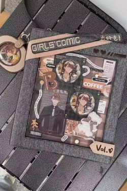 Cute Comic-Style Book Ita Bag with Crossbody and Backpack Design