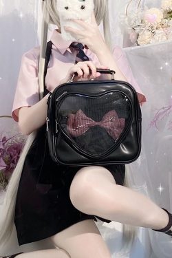 Cute Heart Small Ita Backpack