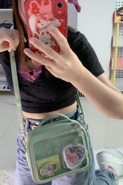 Cute Mini Small Square Pin Ita Bag