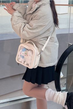 Cute Mini Small Square Pin Ita Bag