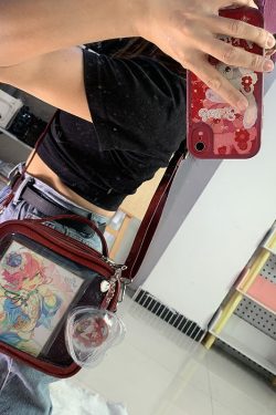 Cute Mini Small Square Pin Ita Bag