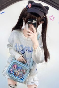 Cute Mini Small Square Pin Ita Bag