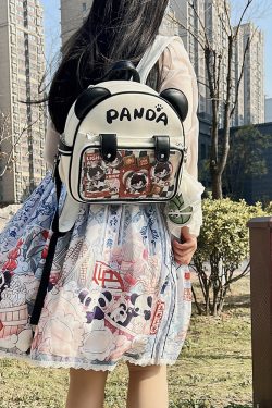 Cute Panda Ita Backpack and School Bag