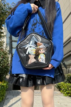 Cute Y2K Small Star Ita Bag for Pins