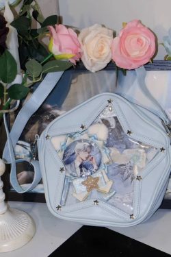 Cute Y2K Small Star Ita Bag for Pins