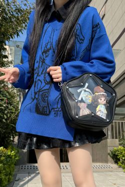 Cute Y2K Small Star Ita Bag for Pins