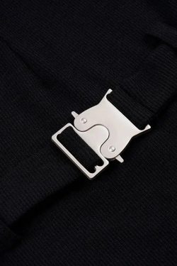 Cyberpunk Belted Corduroy Bodysuit