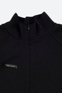 Cyberpunk Belted Corduroy Bodysuit