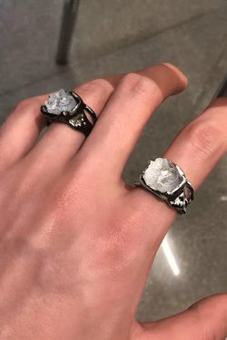 Cyberpunk Crystal Ring