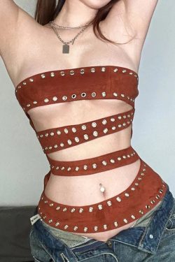 Cyberpunk Cut Out Tube Top